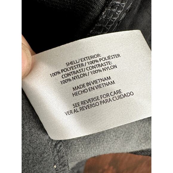 Orvis Bonded Mesh Full Zip Fleece Sweater Jacket Mock Neck Gray Black Men Medium - Picture 4 of 6